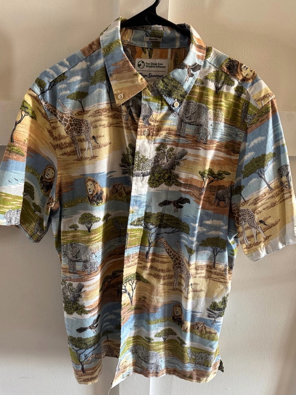Reyn Spooner San Diego Zoo Safari Button Down